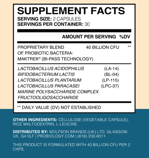 YourBiology Gut+ Ingredients